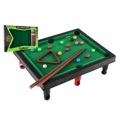 Kulečník/Billiard mini detský 33x26cm v krabici 44x27x3cm