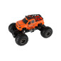 Auto RC pick up Off road terénny plast 23cm 2,4 GHZ na batérie so svetlom ranžový v krab. 30x15cm