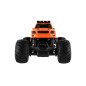 Auto RC pick up Off road terénny plast 23cm 2,4 GHZ na batérie so svetlom ranžový v krab. 30x15cm