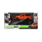 Auto RC pick up Off road terénny plast 23cm 2,4 GHZ na batérie so svetlom ranžový v krab. 30x15cm