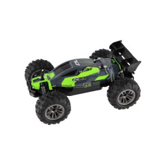 Auto RC Buggy rýchlostný 2,4 GHz plast 25cm na batérie zelené v krabici 31x14x18cm