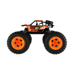 Auto RC Off-Road terénne 2,4 GHz plast 32cm dobíjací pack + batéria oranžový v krabici 38x23x26cm