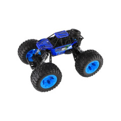 Auto RC Off-Road terénny 2,4 GHz plast 32cm dobíjací pack + batéria modrej v krabici 38x23x26cm