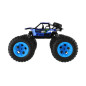 Auto RC Off-Road terénny 2,4 GHz plast 32cm dobíjací pack + batéria modrej v krabici 38x23x26cm