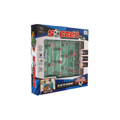 Kopaná/Futbal stolný plast/kov spoločenská hra v krabici 37x34,5x6cm