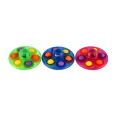 Bubble pops spiner plast 8cm 3 farby na karte 12 ks v boxe