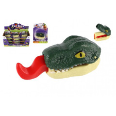 Dinosaurus hlava plast 9cm na karte 12ks v boxe