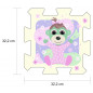 Penové puzzle Babies and the Bear 32x32x1cm 8ks vo fólii 0m+