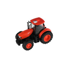 Traktor Zetor RC s vlekom plast 42cm 2,4GHz dobíjací pack + batéria so zvukom v krabici