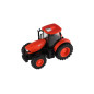 Traktor Zetor RC s vlekom plast 42cm 2,4GHz dobíjací pack + batéria so zvukom v krabici