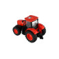 Traktor Zetor RC s vlekom plast 42cm 2,4GHz dobíjací pack + batéria so zvukom v krabici