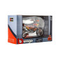 Motorka Bburago Red Bull KTM Rally Dakar 2019 kov/plast 12cm na voľný chod v krabičke 17x11cm