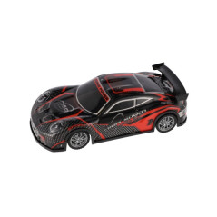 Auto RC závodné 27MHz plast RC 20cm na batérie so svetlom 3 farby v krabici 27x10x13cm