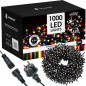 LED svetelná reťaz - 81,5m, 1000LED, IP44, multicolor + záblesky