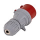 CEE zástrčka silnoprúdová, 5-pólová, 32 A/400 V, IP44