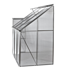 Hliníkový skleník Antwerpen, 193x127x218 cm, 4 mm