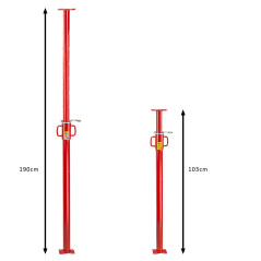 Nastaviteľná stavebná podpera 105/190, 400 kg