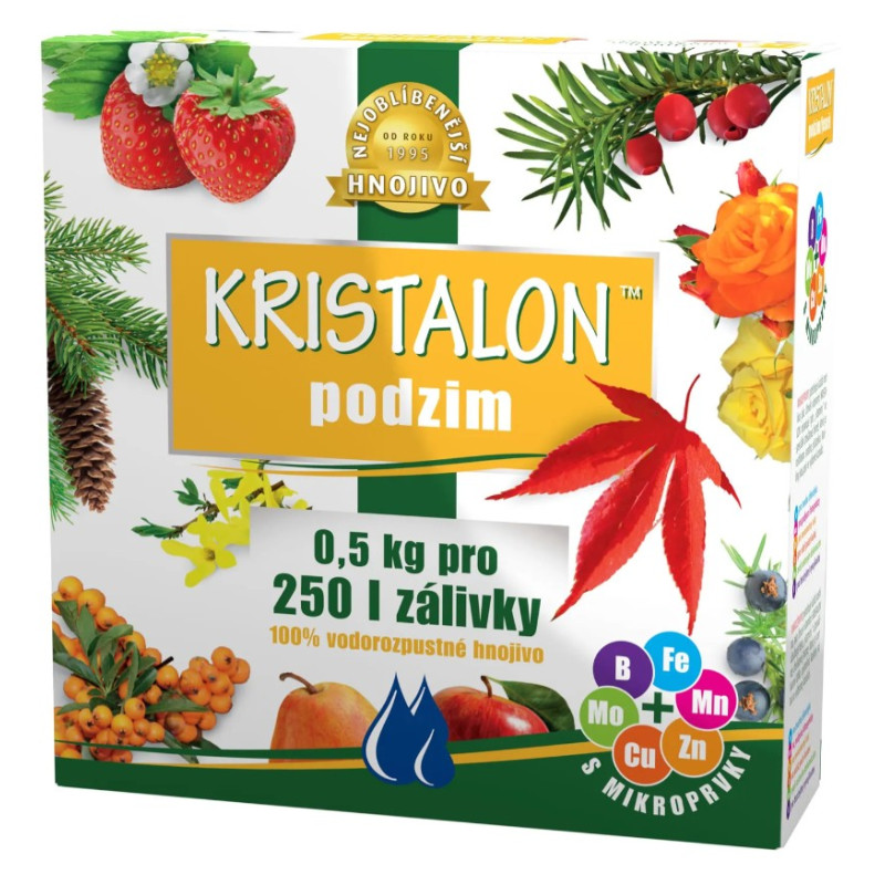 Kryštalické hnojivo Jeseň 0,5 kg