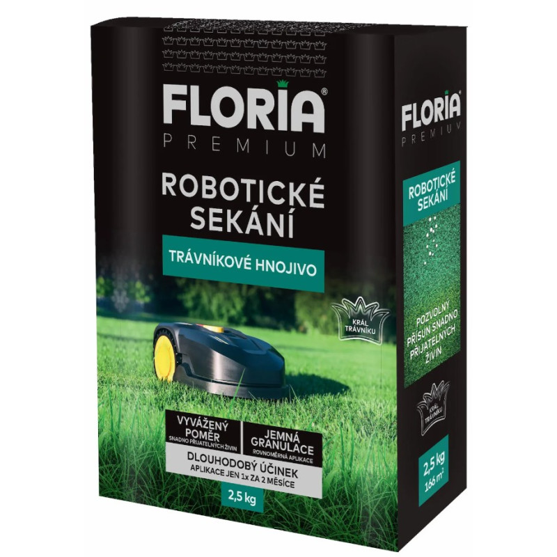 Trávnikové hnojivo na robotické kosenie 2,5 kg