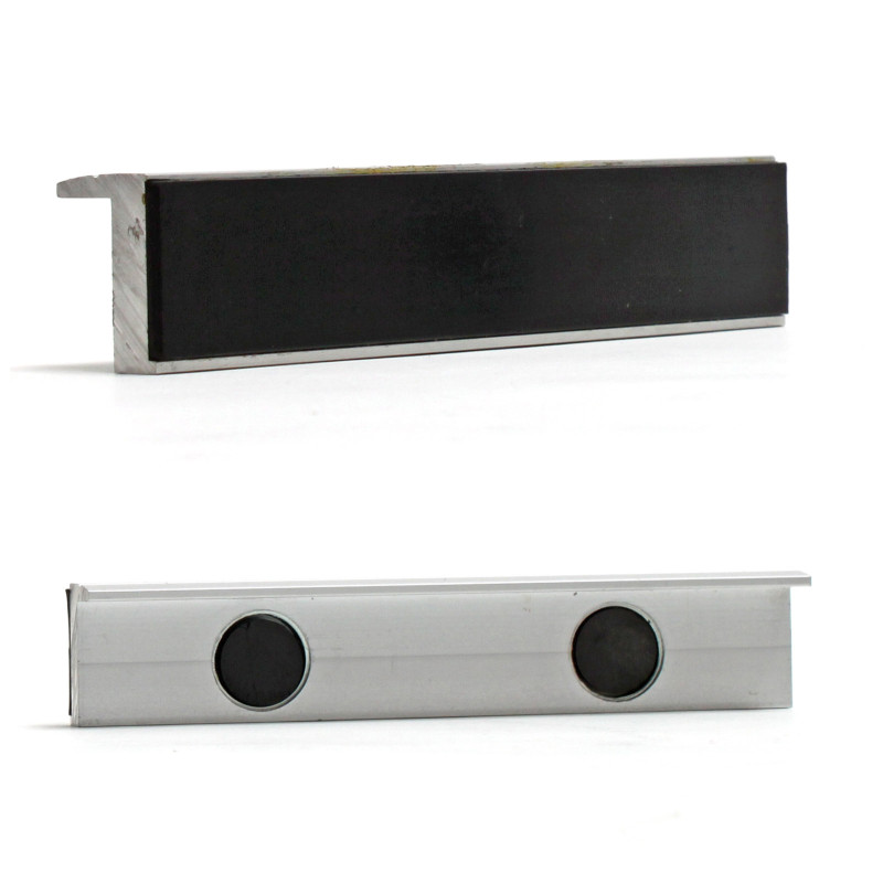 Alu čeľuste do zveráka pogumované 125 mm