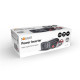 Menič napätia 12V/300W, USB 500mA, kovový