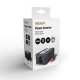 Menič napätia 12V/200W, USB 500mA, kovový