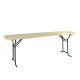 Záhradný skladací pivný set s operadlom 220 cm Cannstatt