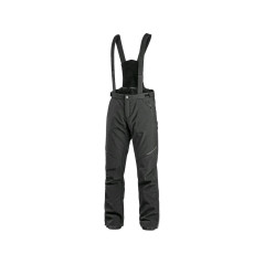 Nohavice CXS TRENTON, zimné softshell, pánske, čierne, veľ. 48