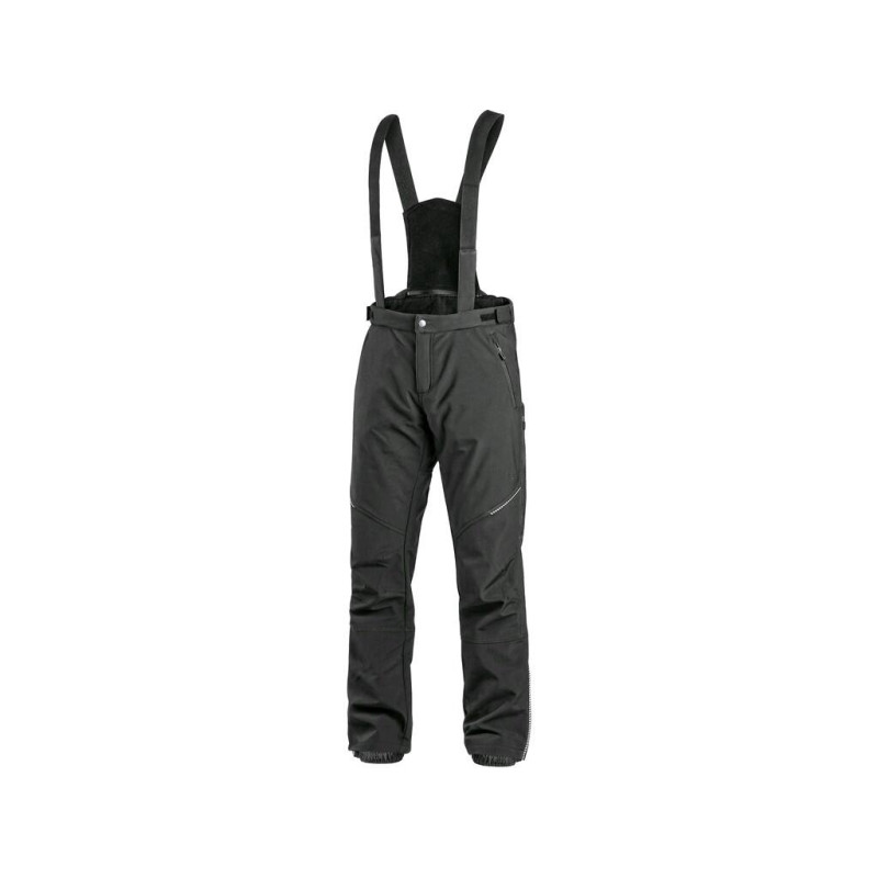 Nohavice CXS TRENTON, zimné softshell, pánske, čierne, veľ. 48