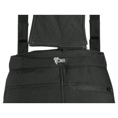 Nohavice CXS TRENTON, zimné softshell, pánske, čierne, veľ. 48
