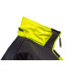 Pracovná bunda výstražná, softshell s kapucňou, žltá, veľkosť XXL