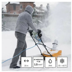 Špeciálny predlžovací kábel 1,5mm2 Weatherproof IP44, 20 m, modrý