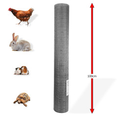 Štvorhranné pletivo 19 mm pozinkované 1x5 m, drôt 0,8 mm