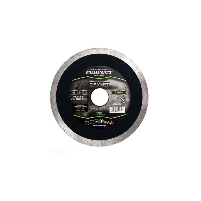 Diamantový rezný kotúč 230 mm plný
