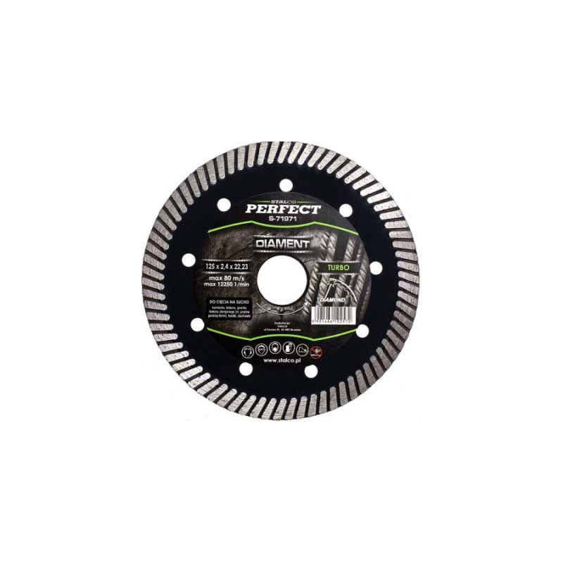 Diamantový rezný kotúč 180 mm TURBO