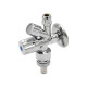 Rohový ventil kombinovaný 3/8x10 mm x 3/4" samotesniaci