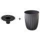 Kvetináč 14,5 cm MIRA eco recycled, antracit