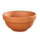 Keramický kvetináč v tvare misky 16x7 cm Flower Natur, terakota