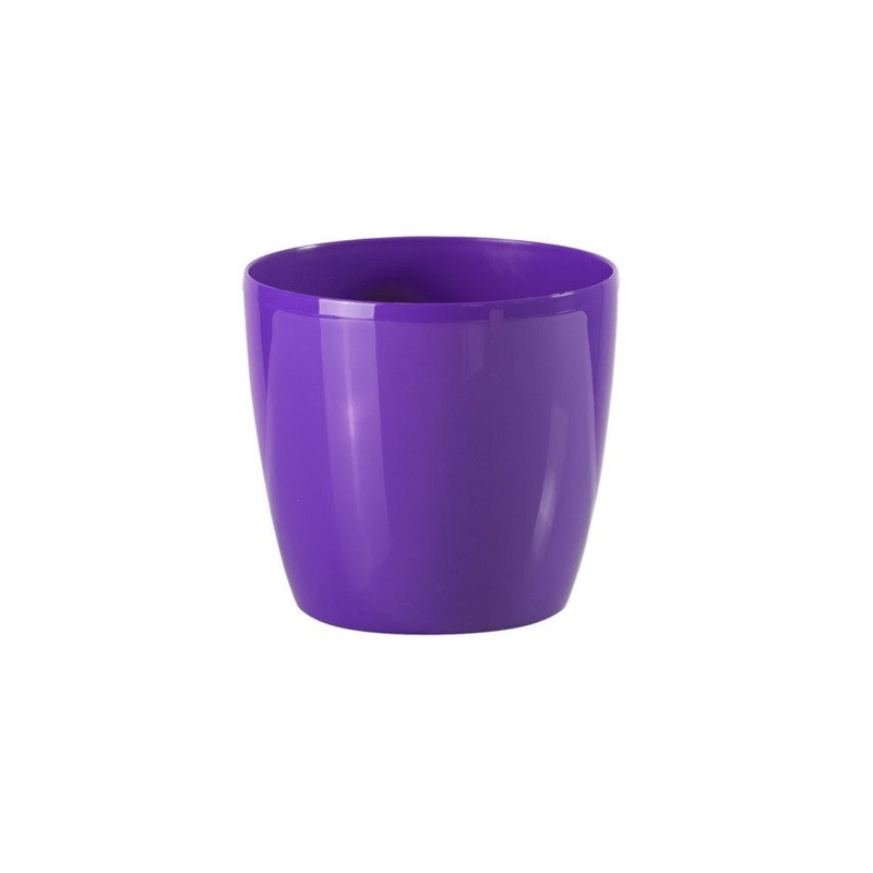 Obal na kvetináč okrúhly 17 cm Stars, fialový