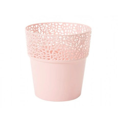 Plastový obal na kvetináč 15x16 cm ROSA, ružový