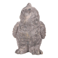 Keramický obal na kvety Sova 33 cm, sivá