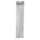 Sťahovacie pásky plastové 7,6x450 mm, biele, 50 ks