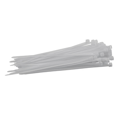 Sťahovacie pásky plastové 3,6x150 mm, biele, 50 ks Sťahovacie pásky plastové 3,6x150 mm, biele, 50 ks