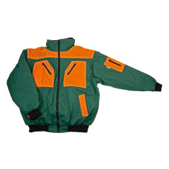 Celoročná pracovná bunda 4v1, zelená/oranžová, XL