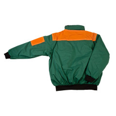 Celoročná pracovná bunda 4v1, zelená/oranžová, XL