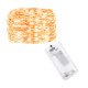 LED reťaz Nano - 1m, 10LED, 2xAA, teplá biela