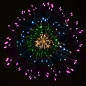 LED Hviezda Supernova - 40cm, 100LED, 8 funkcií, IP44, multicolor