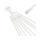 LED cencúle 8ks - 3m, 144LED, IP44, modrá