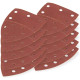Brúsny papier pre delta brúsku 102x152 mm K240, 10 ks