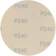 Brúsny papier pre excentrickú brúsku 115 mm P240, 10 ks